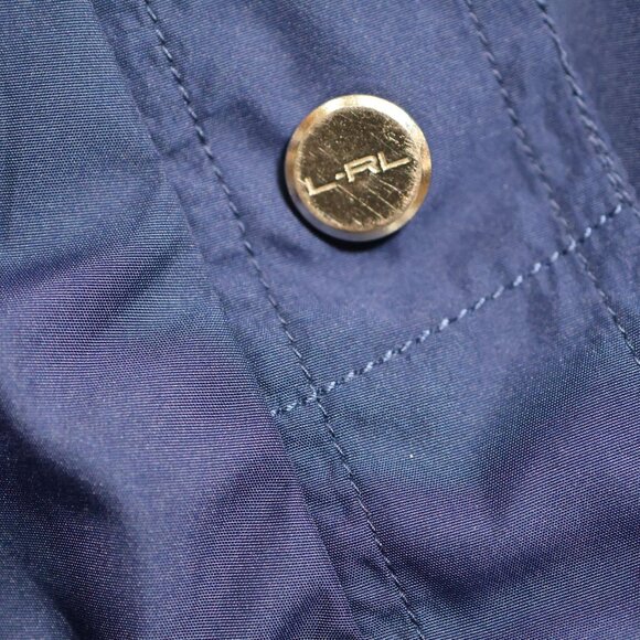 Lauren Ralph Lauren Vest Womens XL Navy Yellow Reversible Colorblock Zip Pockets - Picture 4 of 11